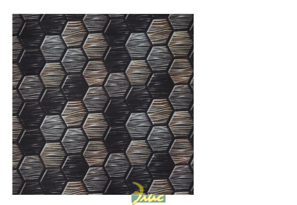 картинка Велюровая дорожка «Соты коричневые» 0.8х15 м (Printing rools  0.8x15 m Honeycomb brown) от магазина Элис
