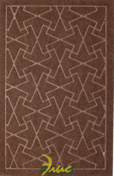 картинка Коврик влаговпитывающий Авангард (коричневый) 60х90 см от магазина Элис