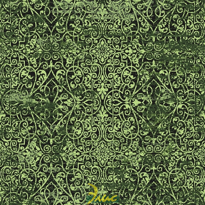картинка Абстрактный рисунок Винтаж принт Нева Зеленый 60;19 от магазина Элис