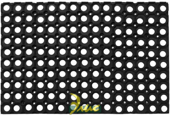 картинка Коврик придверный ячеистый "Решетка" (HOLLOW MATS) 40x60x16mm от магазина Элис