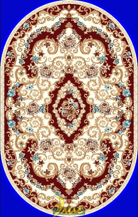 картинка Elegant  KZ W678B Бежевый beige-red овал от магазина Элис