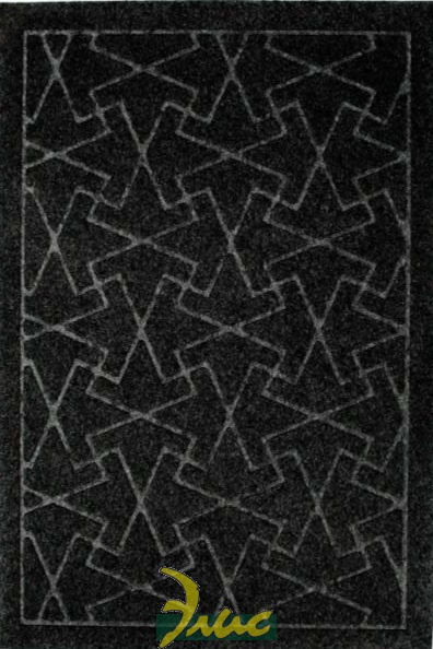 картинка Коврик влаговпитывающий Авангард (черный) 45х75 см от магазина Элис